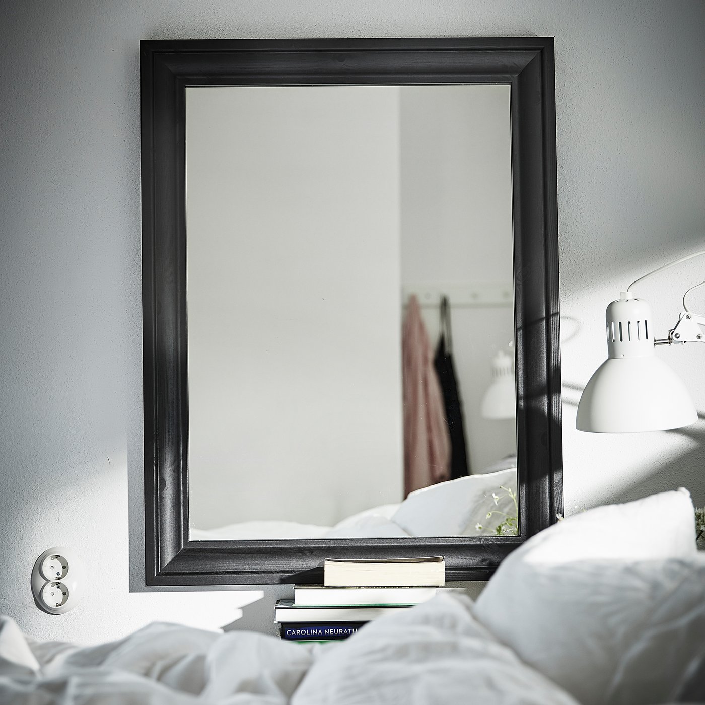 TOFTBYN mirror, black, 65x85 cm - IKEA