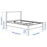 Illustration with measurements for the product: TONSTAD.