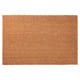 Option: A rectangular brown TRAMPA doormat made of coir and jute, designed to be durable and easy to clean.