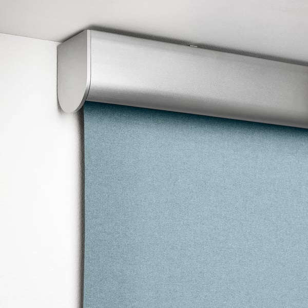 Tretur Block Out Roller Blind Light Blue Ikea
