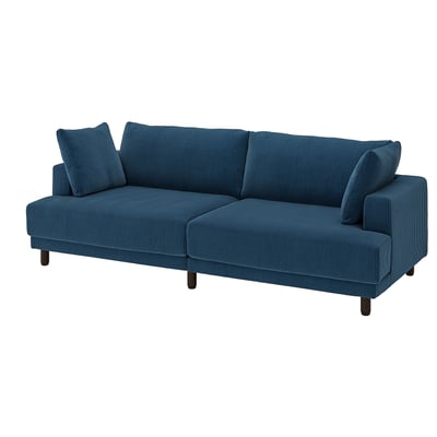 UPPÅKRA 3-seat modular sofa, Samsala dark blue