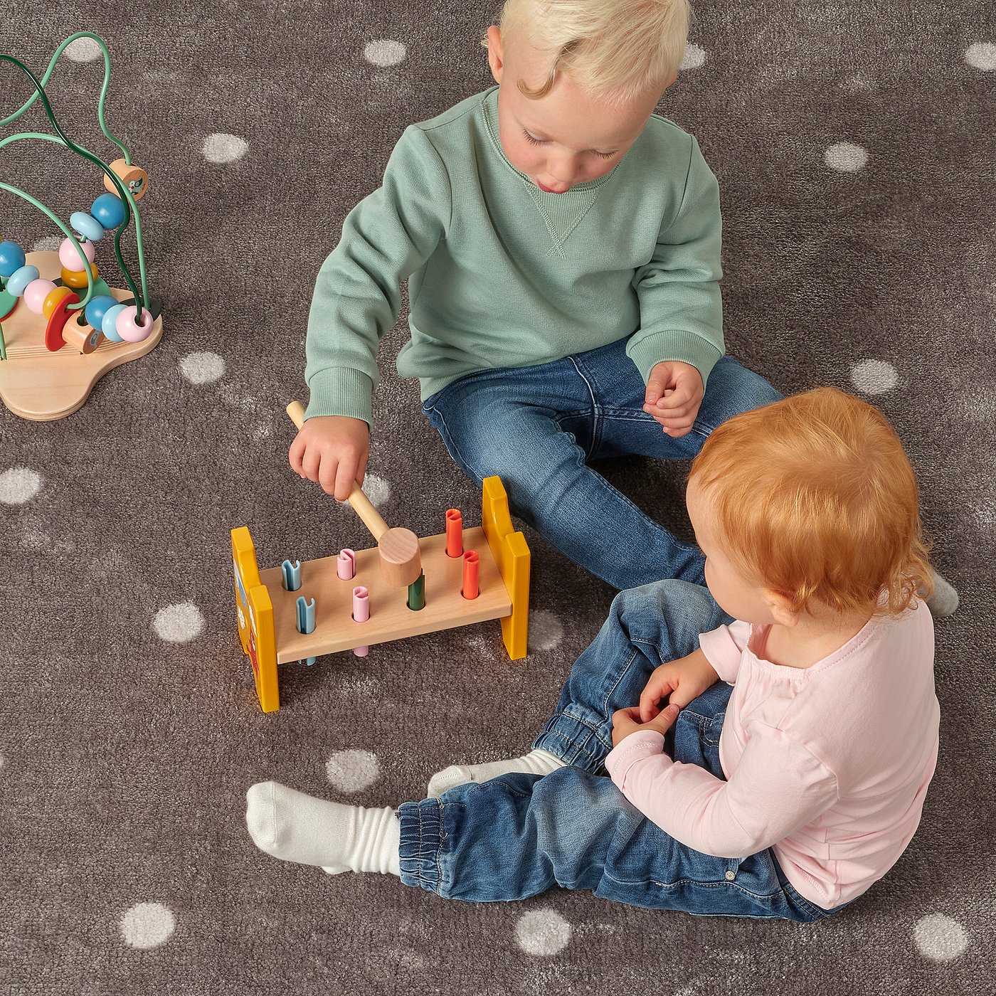 UPPSTÅ toy hammering block, multicolour IKEA