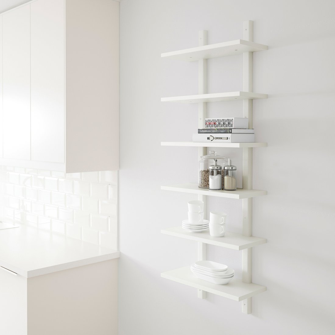VÄRDE Wall shelf white IKEA