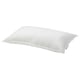 Option: White VILDKORN pillow - recycled polyester & cotton, simple design with tag.