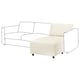 VIMLE Chaise longue section, Johanneshov off-white