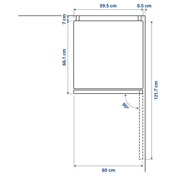 VINDÅS frigorífico/congelador, IKEA 300 independiente/col acinox