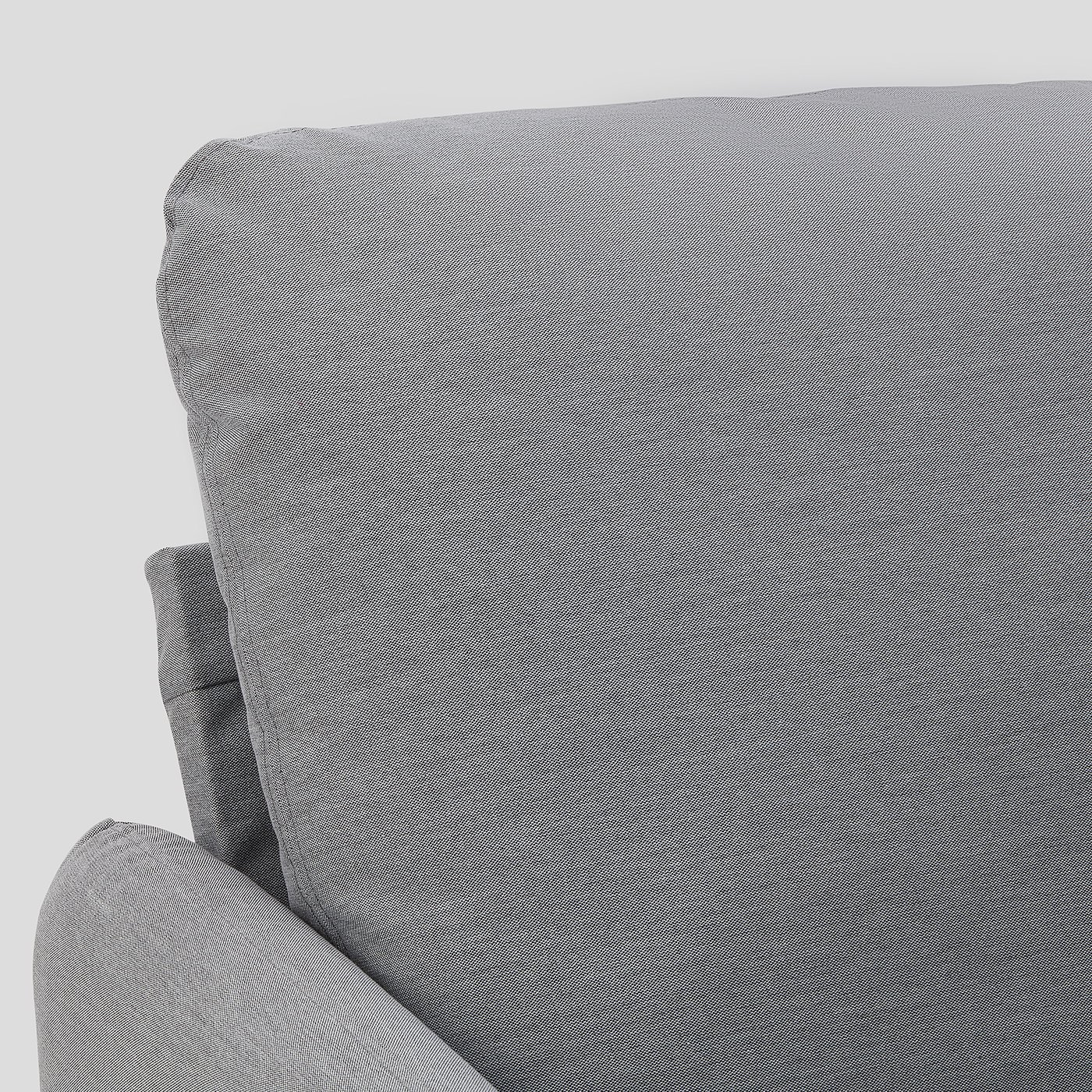 ANGERSBY sofá 2 lugares, Knisa cinz clr - IKEA