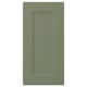 Porta de armário verde AXSTAD com design de painel embutido.