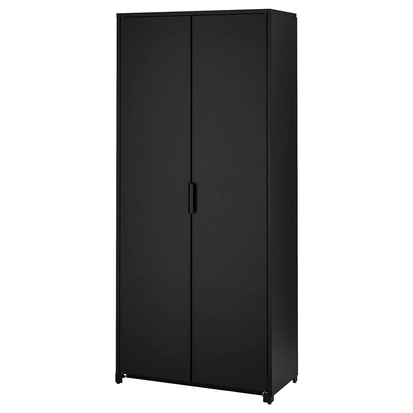 BROR Armário c/portas - preto 85x40x191 cm