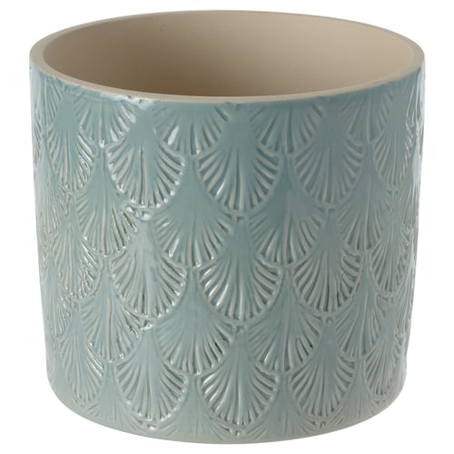 CHIAFRÖN Vaso, interior/exterior azul claro, 12 cm IKEA