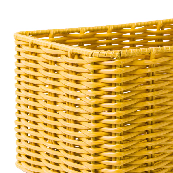 DJURTRÄNARE Cesto, amarelo, 18x25x14 cm