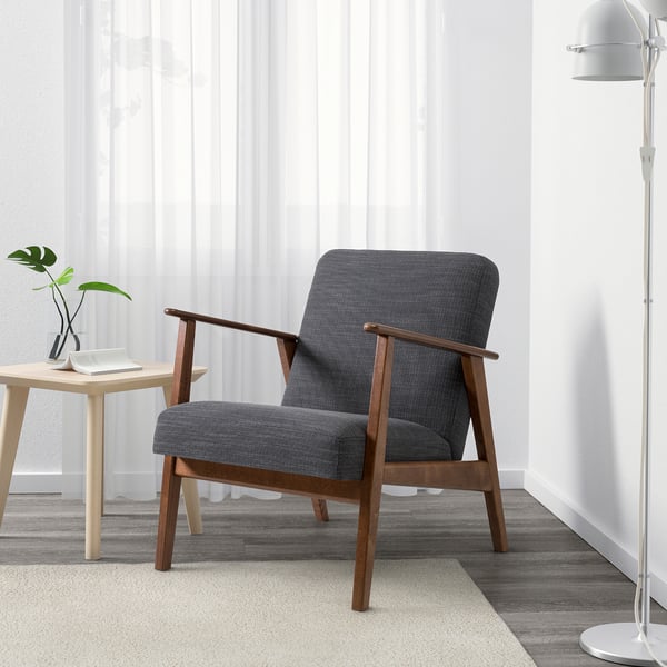 EKENÄSET Poltrona, Hillared antracite