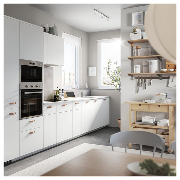 FÖRHÖJA Carrinho de cozinha, bétula, 100x43 cm