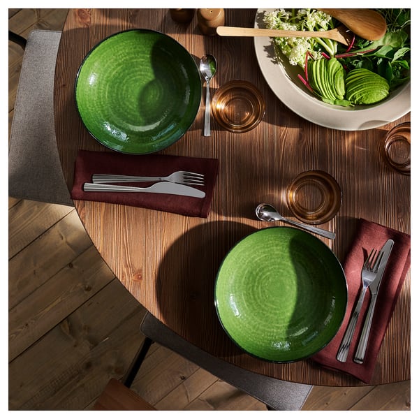 GRÖTÅN / GRÖTÅN Mesa e 4 cadeiras, pinho velatura castanha/Tibbleby bege escuro, 105 cm