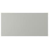 HAVSTORP painel de armário cinzento claro, retangular, acabamento em pintura acrílica lisa.