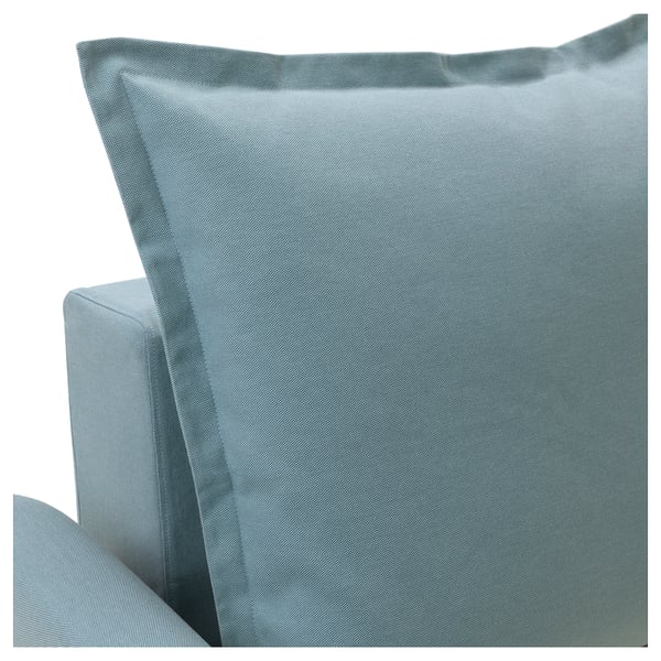 HOLMSUND Sofá-cama de 3 lugares, Orrsta azul claro