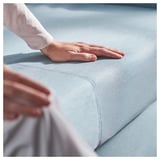 HOLMSUND Sofá-cama de 3 lugares, Orrsta azul claro