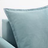 HOLMSUND Sofá-cama de 3 lugares, Orrsta azul claro