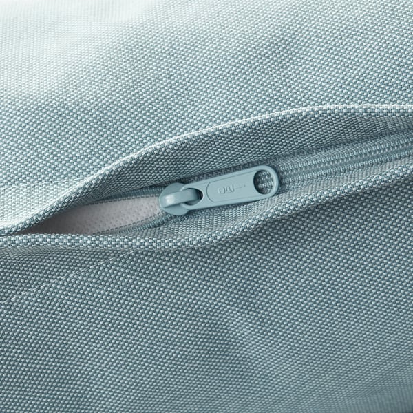 HOLMSUND Sofá-cama de 3 lugares, Orrsta azul claro