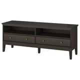 IDANÄS móvel tv preto c/2 gavetas