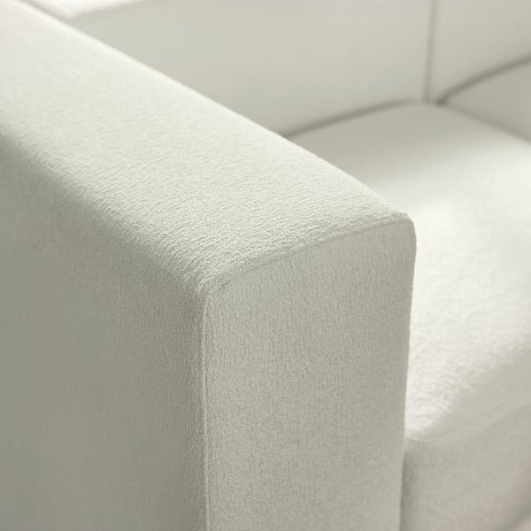 JÄTTEBO Sofá mod 4 lugares c/chaise longue, direita c/apoio p/cabeça/Axvall branco-bege