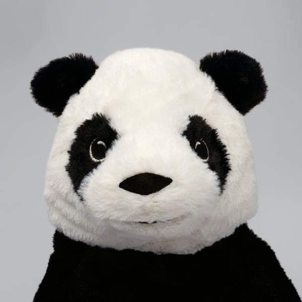 KRAMIG Peluche, branco/preto