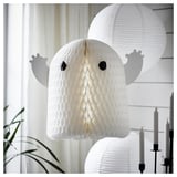KUSTFYR Enfeite p/pendurar, fantasma branco, 51 cm