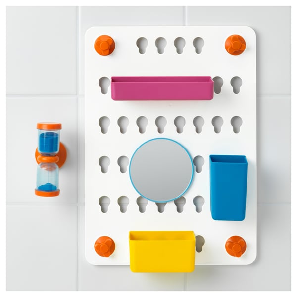 IKEA LÅDDAN Conj arrumação c/placar, 6 peças