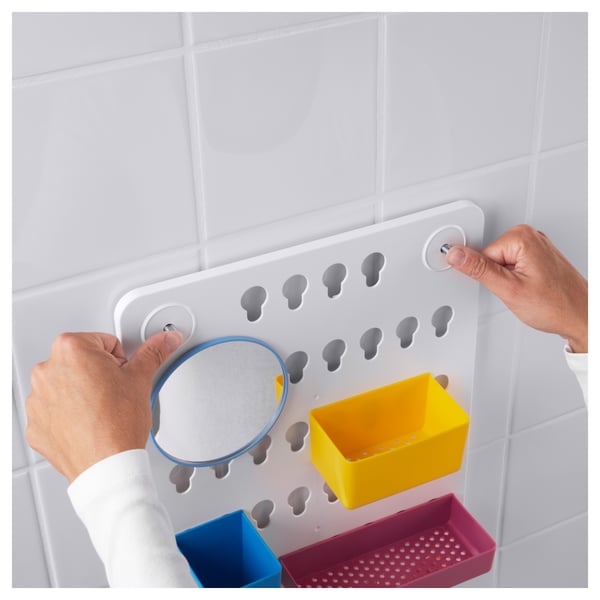 IKEA LÅDDAN Conj arrumação c/placar, 6 peças