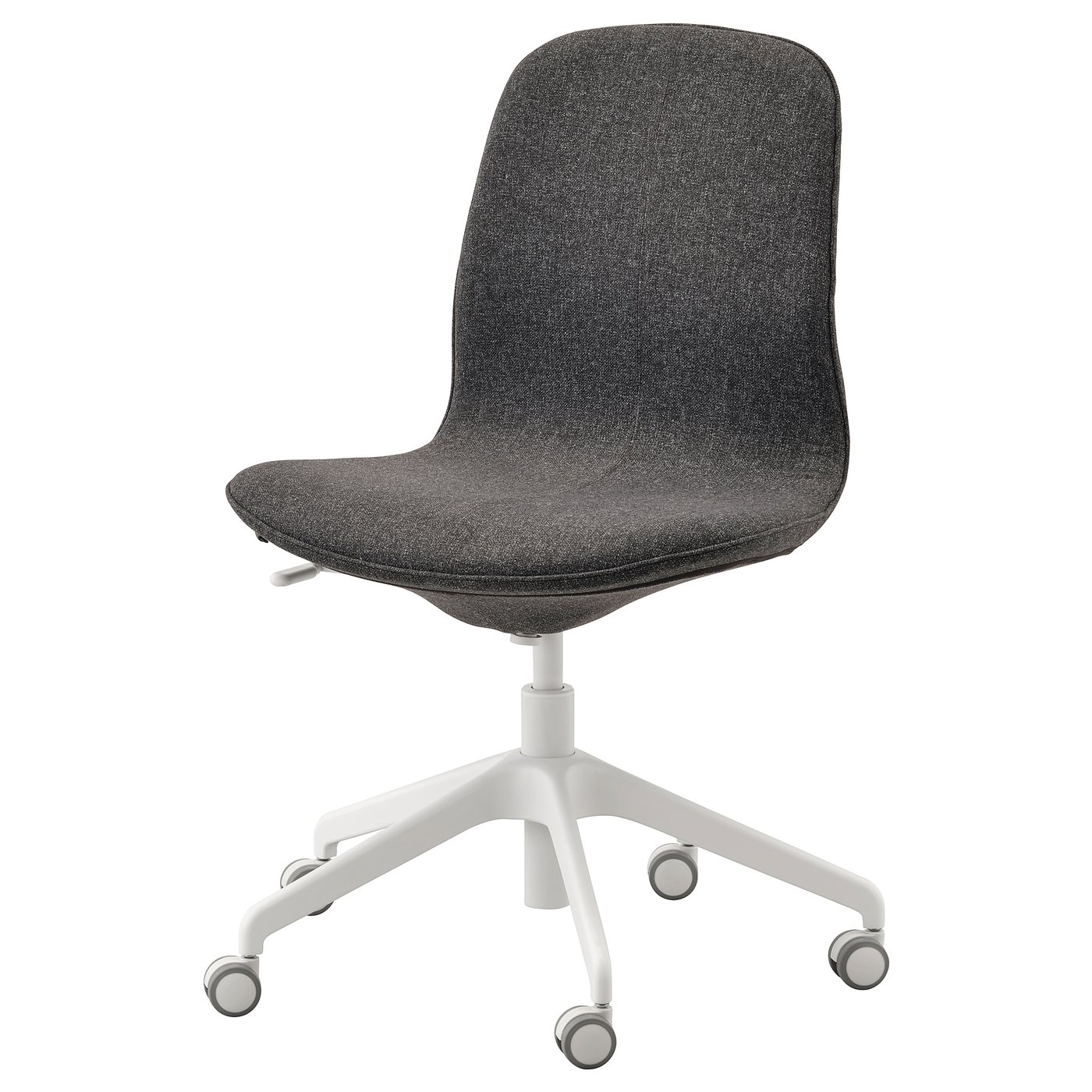 LÅNGFJÄLL cadeira p/escritório, Gunnared cinz esc/branco - IKEA