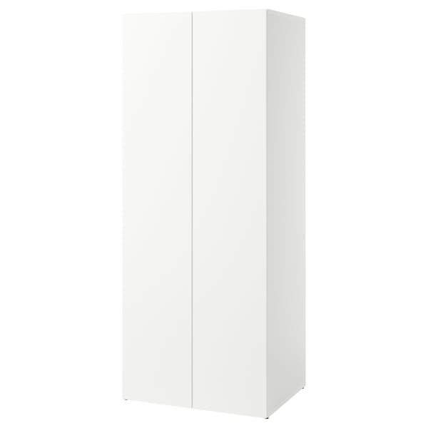 LASTARE Estrutura c/portas, branco, 80x62x200 cm