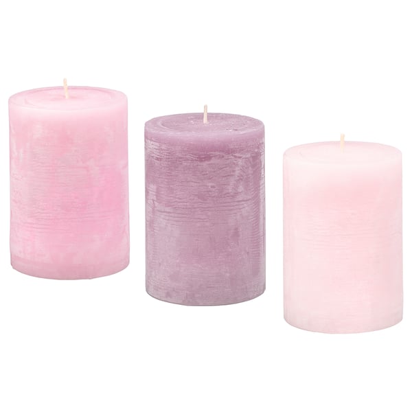 IKEA LUGGA Vela grossa perfumada