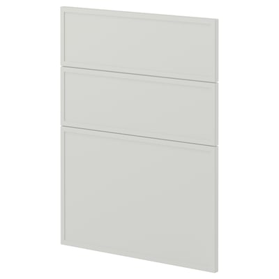 METOD 3 frentes p/máquina de lavar loiça, Aspudden cinz clr, 60 cm