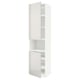METOD armário branco, design moderno e elegante, acabamento brilhante, forma retangular, com prateleiras reguláveis.