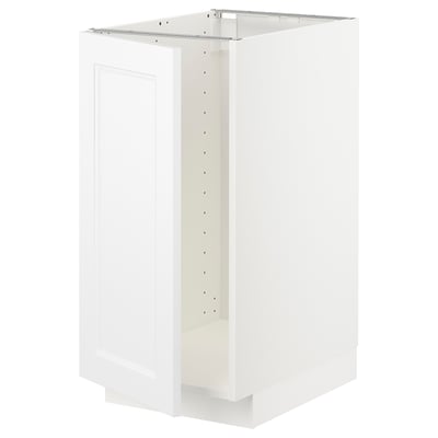 Armário de cozinha branco METOD, forma retangular, design moderno.