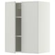 METOD Arm parede c/prateleiras/2port, branco/Aspudden cinz clr, 60x80 cm