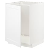 Armário de cozinha METOD branco com linhas limpas e design moderno.