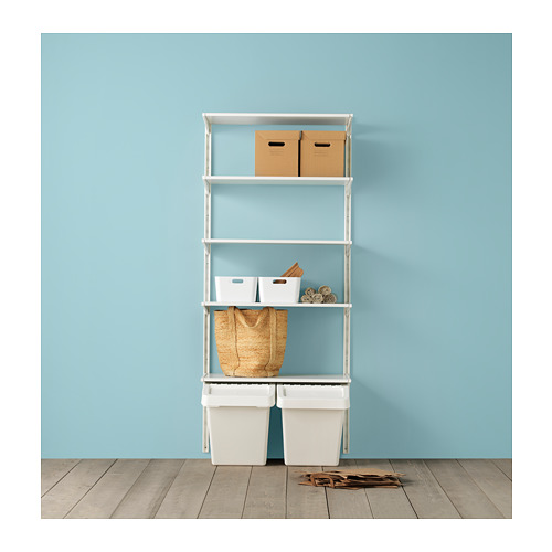PAPPIS Caixa c/tampa IKEA Para arrumação de papel (tamanhos A4 e carta 22x28 cm). 