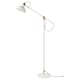 Candeeiro de pé RANARP branco com pescoço ajustável, design moderno.