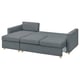 SALTSJÖBADEN Sofá-cama 3lg c/chaise longue, Gunnared cinz