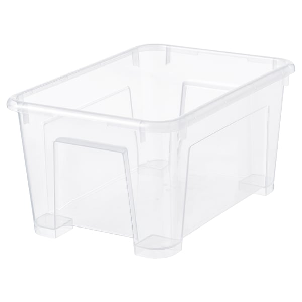 Caixa de Arrumação TATAY Multiusos 14L (Transparente - Plástico PP05 - 27 x  39 x 19 cm)