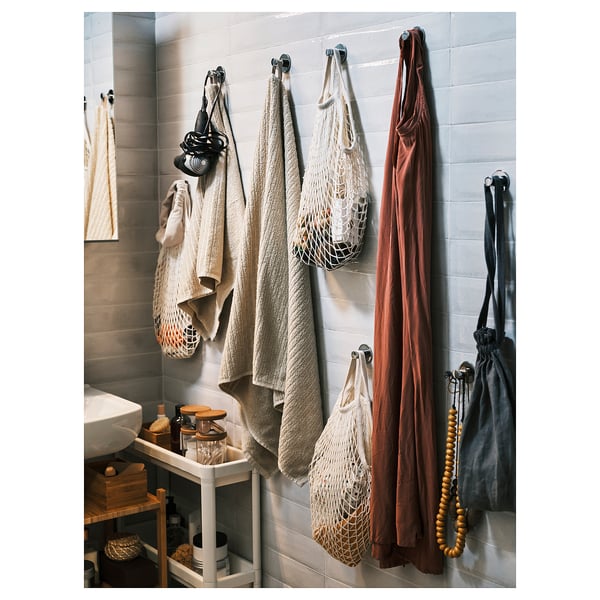 SKOGHALL Gancho, autocolante, cromado