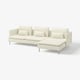 SÖDERHAMN Sofá 4 lugares, c/chaise longue/Johanneshov branco-bege