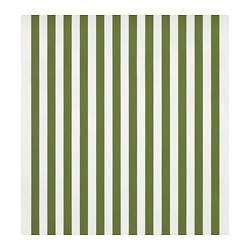 SOFIA tecido a metro, &agrave;s riscas largas, verde/branco