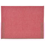 Jogo americano de algodão rosa-vermelho SVARTSENAP; design retangular e tecido.