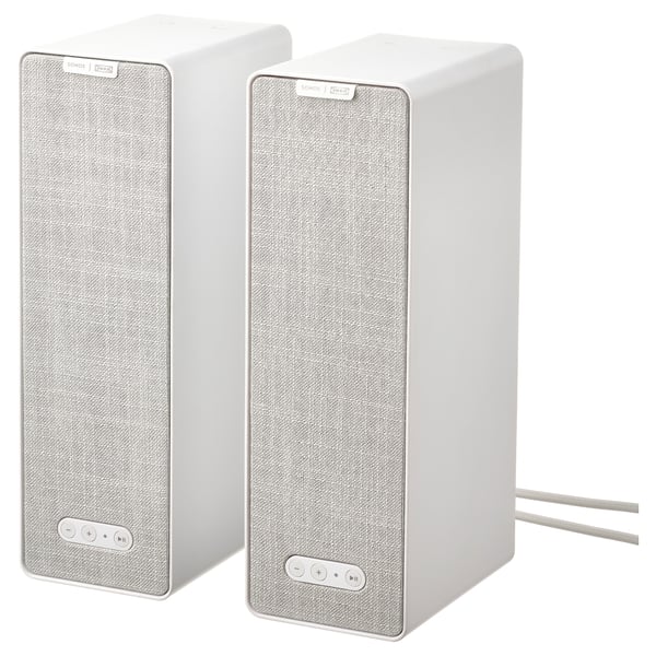 SYMFONISK colunas de som c/Wi-Fi, branco/conjunto de 2 gen 2 - IKEA