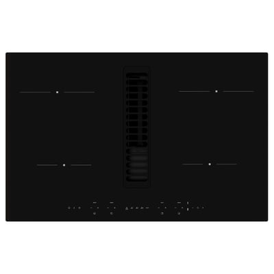 TÄCKNAN Placa ind/exaus int c/kit recirc, IKEA 300+/preto