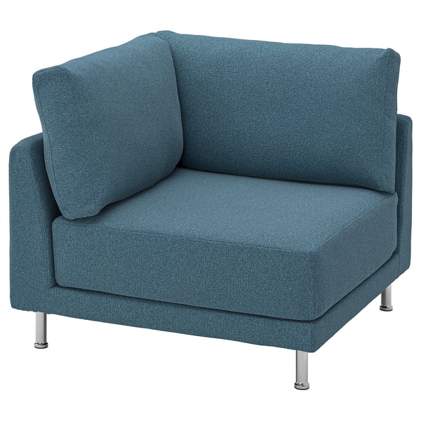 UPPÅKRA Capa p/módulo de canto, Axvall azul acinzentado escuro