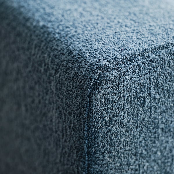 UPPÅKRA Sofá modular 3 lugares, Axvall azul acinzentado escuro