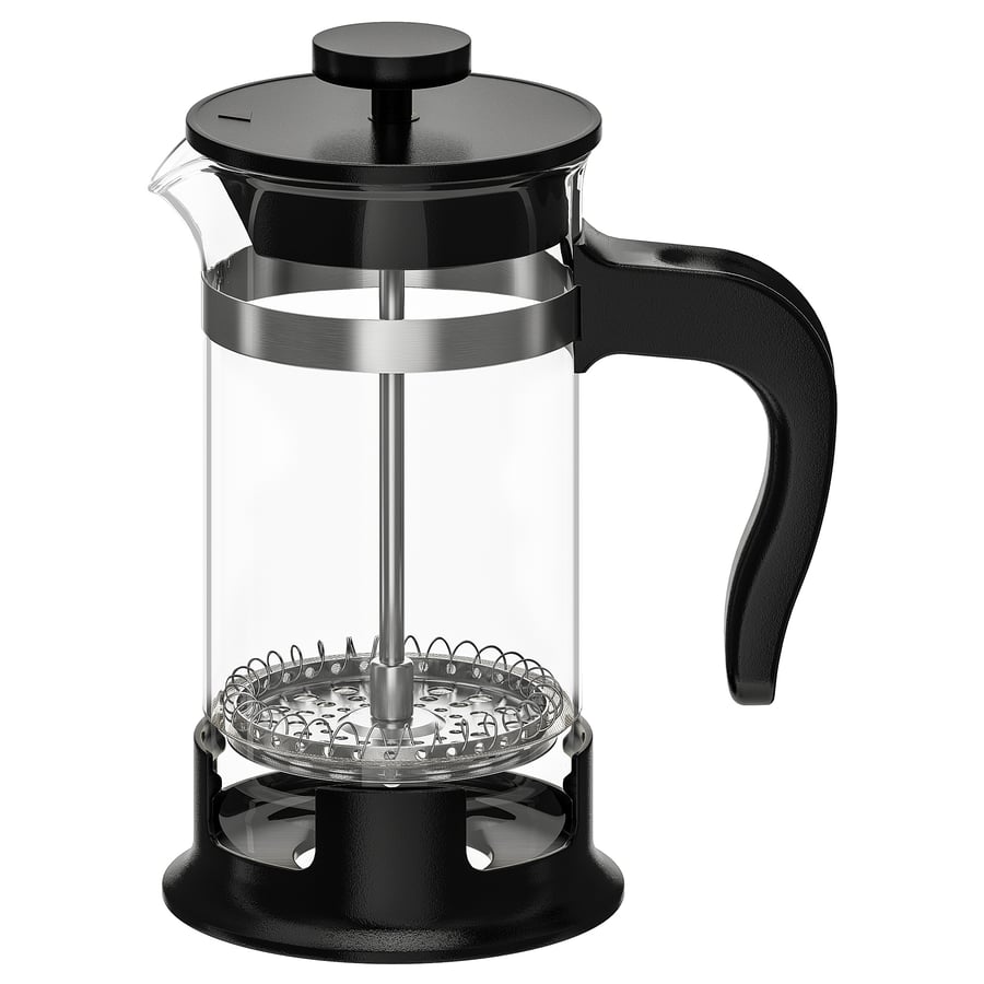 UPPHETTA bule p/fazer café/chá, vidro/aço inoxidável, 0.4 l IKEA